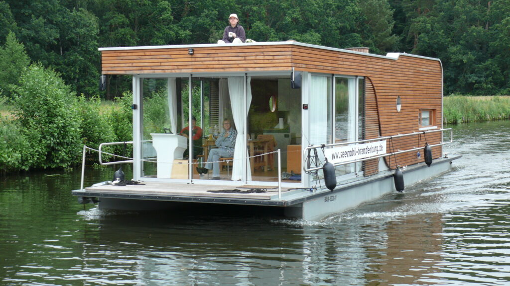 Hausboot in Brandenburg