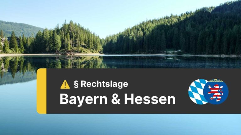 Bundesländer: Bayern & Hessen - Hohe Strafen drohen beim Schwarzangeln (Straftat) in den Gewässern