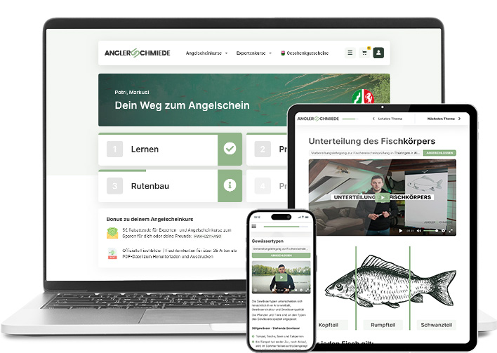 Angelschein Nordrhein-Westfalen Onlinekurs - Angelschein in Nordrhein-Westfalen online machen