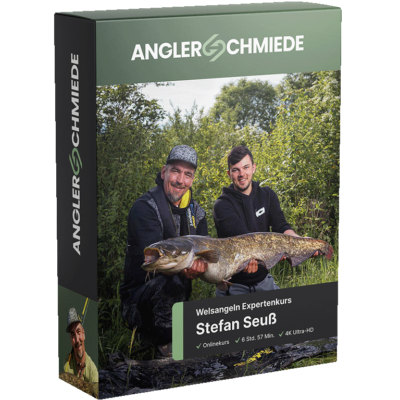 Anglerschmiede Expertenkurs Welsangeln mit Stefan Seuß, Produktbox Transparent